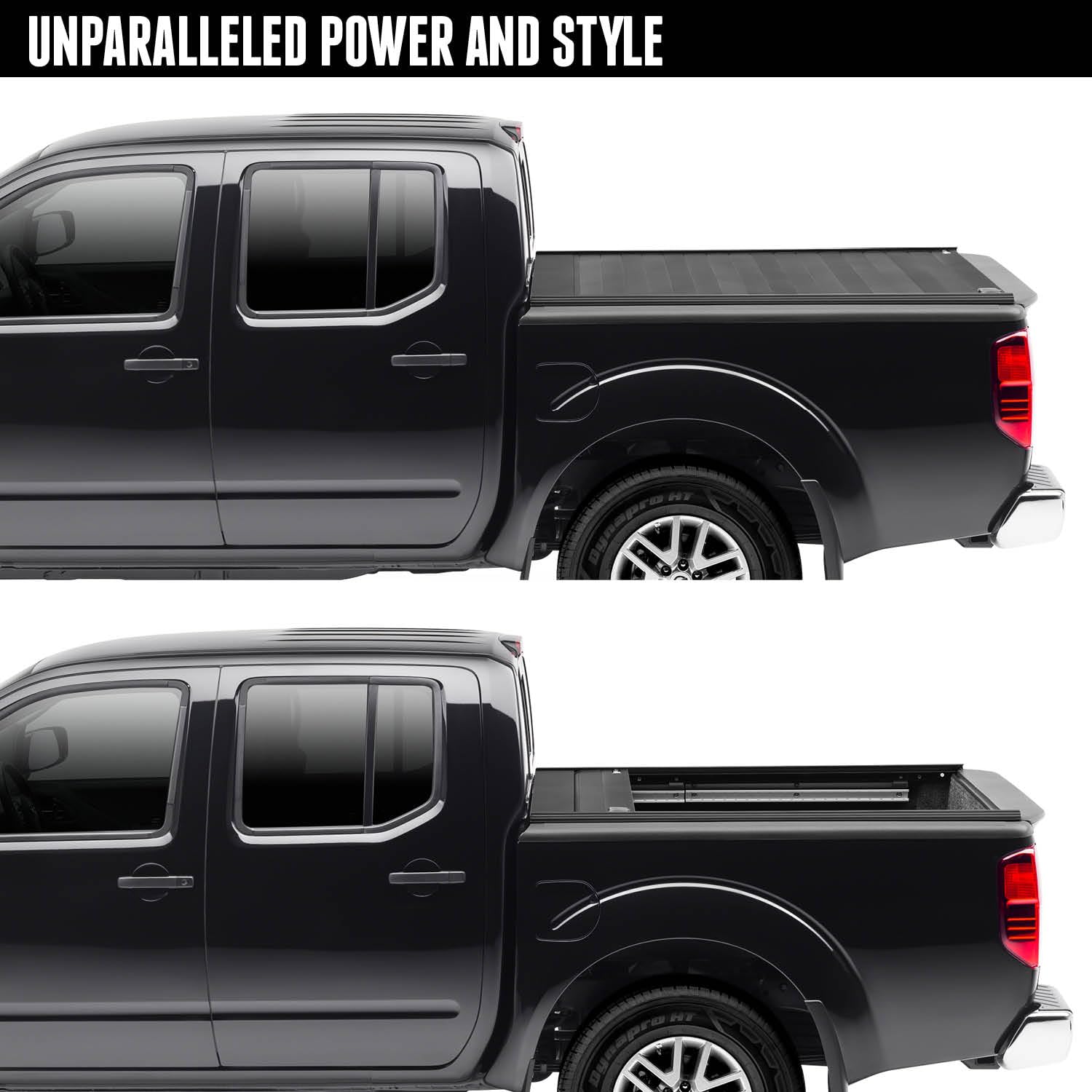 RetraxPRO MX Retractable Truck Bed Tonneau Cover for 2022-2025 Nissan Frontier King Bed & Crew Cab | 73.3