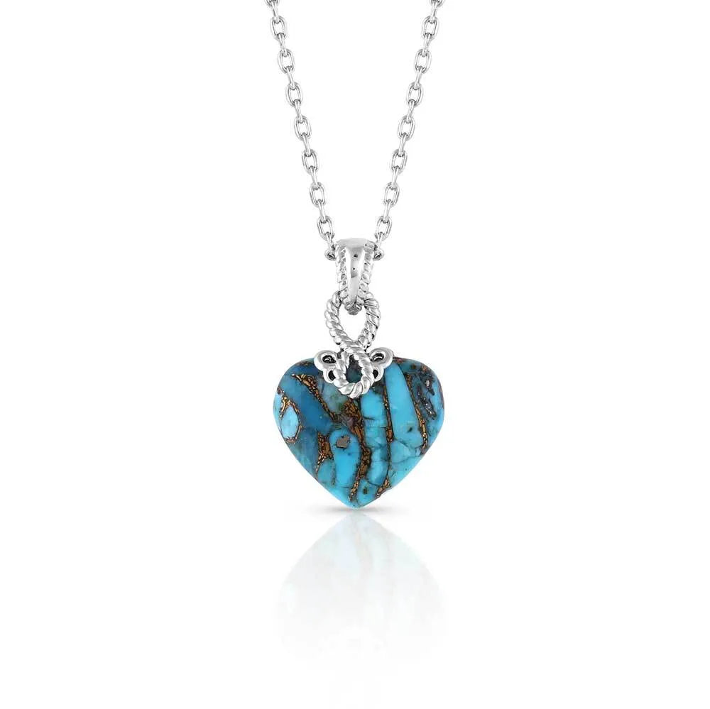 Untamable Heart of Stone Necklace - Elegant Women's Jewelry for Valentine's Day, Anniversary & Romantic Gifts | Perfect for Date Nights, Weddings & Special Occasions