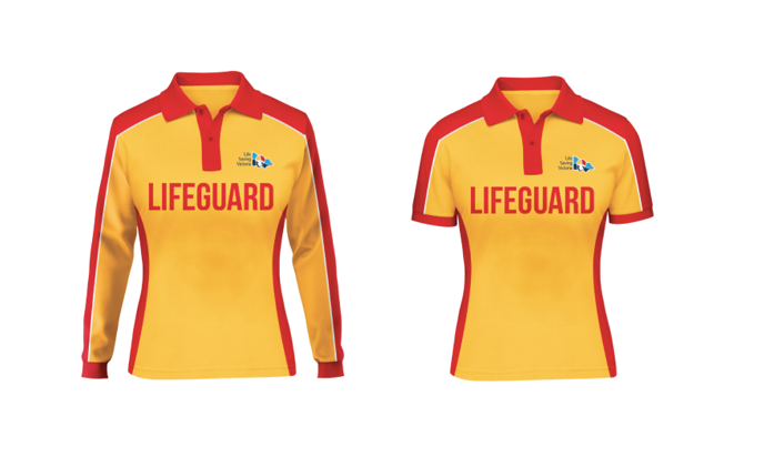 Women's Pool Lifeguard Polo Shirt - Long & Short Sleeve Options - Comfortable Swimwear for Lifeguards, Water Safety Professionals & Aquatic Activities