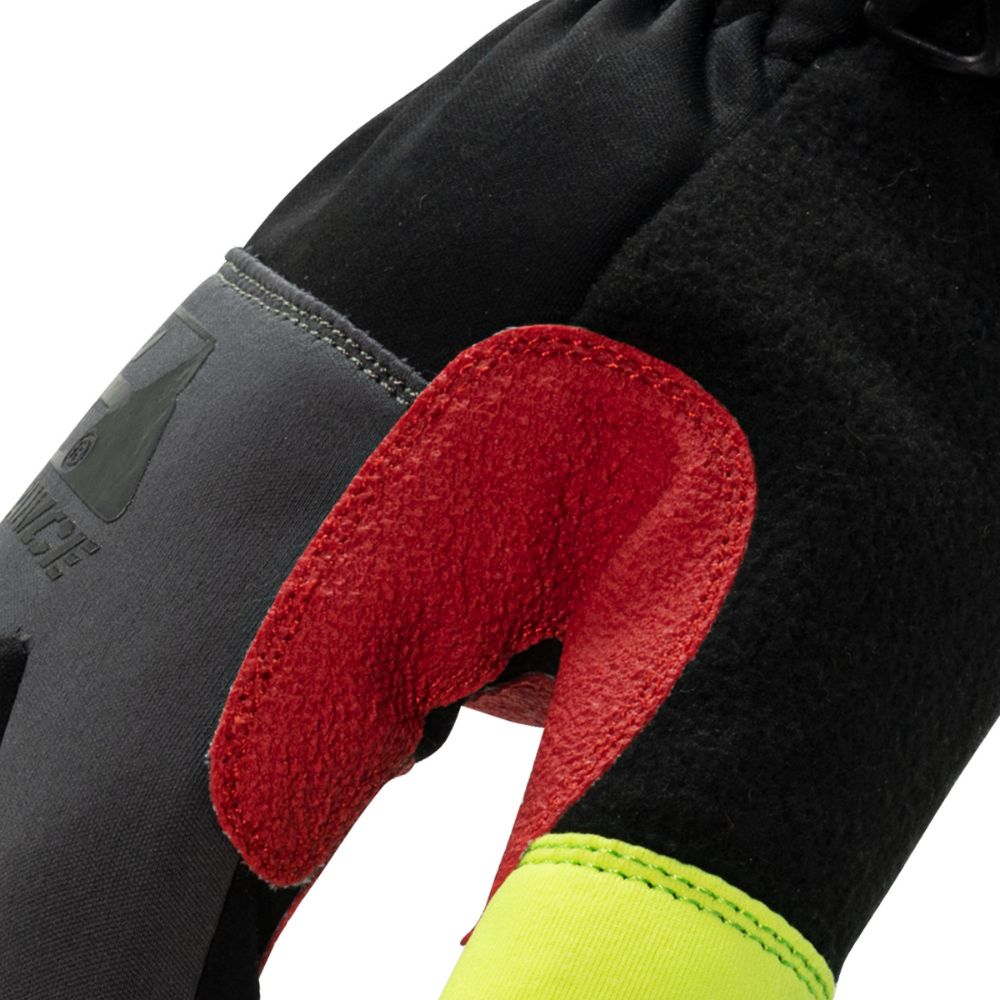212 Performance TUNFWC5 0608 Waterproof Fleece Lined Cut Resistant Winter Work Gloves for Men - Small Gray, Ideal for Construction, Outdoor Jobs & Cold Weather Activities