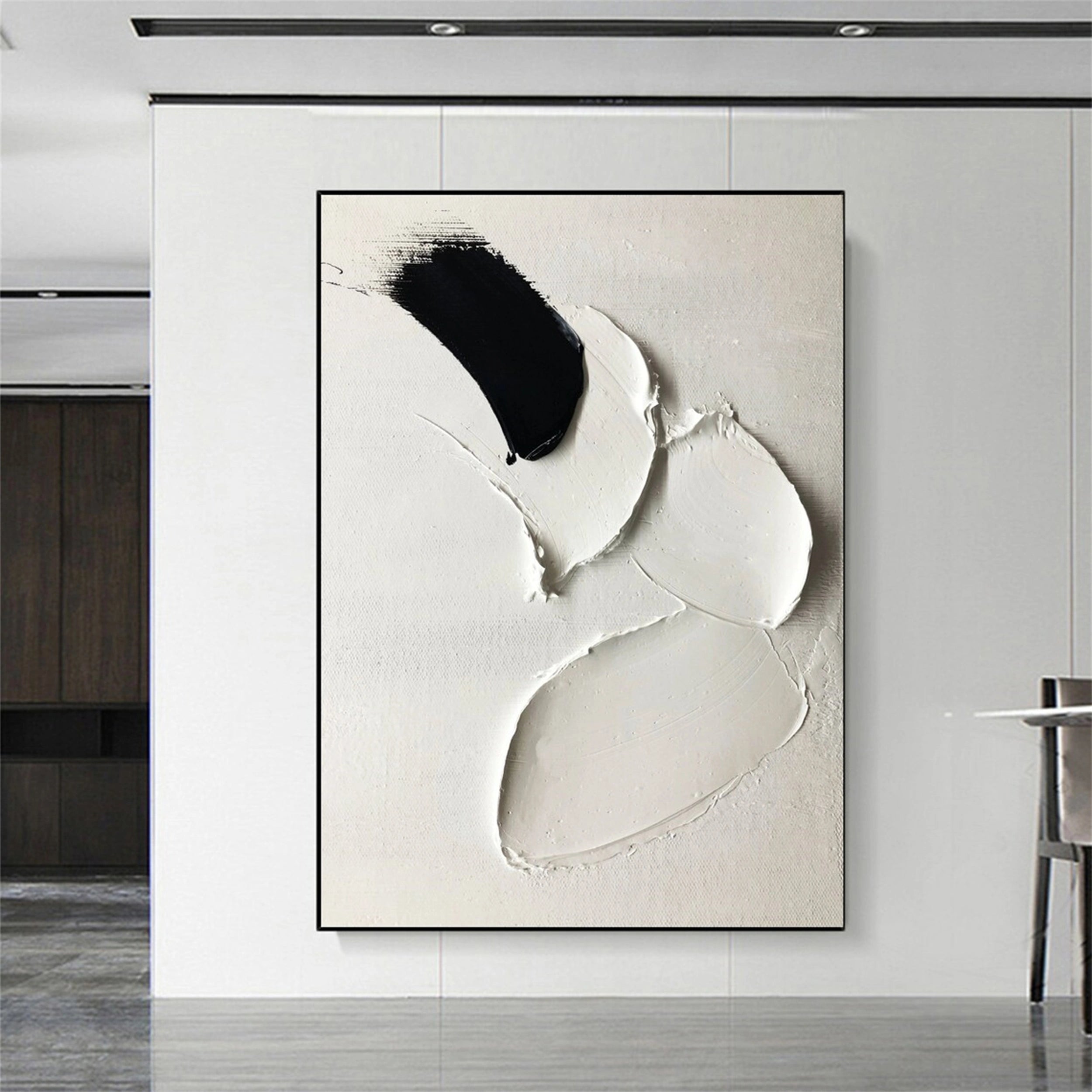 Minimalist Textured Painting Canvas Set of 2 - Modern Abstract Wall Art for Living Room & Bedroom Decor #MM143 | Perfect for Home, Office & Gift Giving