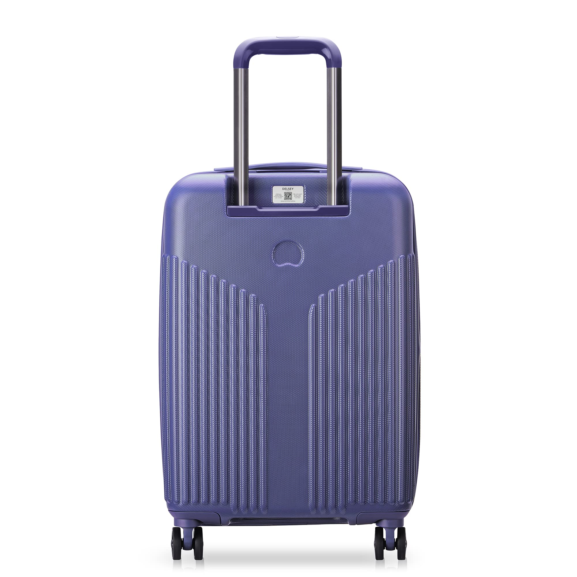 Delsey Paris Comete 3.0 Expandable Hardside Luggage Set with 360° Spinner Wheels - 3-Piece (20/24/28 Inch) Lavender Suitcase for Travel, Business Trips & Family Vacations