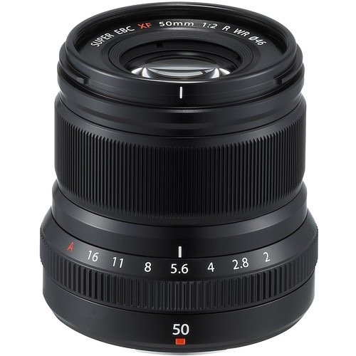 Fujifilm FUJINON XF 50mm F2.0 R WR Prime Lens - Black | Fast Aperture Portrait & Street Photography Lens for Fujifilm X-Mount Cameras | Perfect for Low Light & Travel Photography