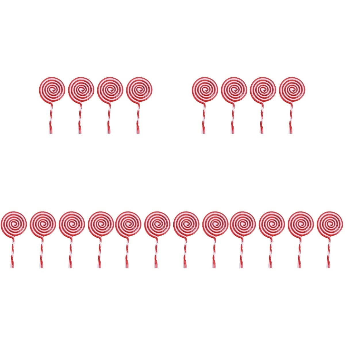 PRETYZOOM 5-Piece Christmas Tree Candy Ornaments Set - Xmas Tree Candy Canes Decorations for Holiday Party, Home, and Office Decor - Perfect for Christmas Tree, Gifts, and Festive Celebrations