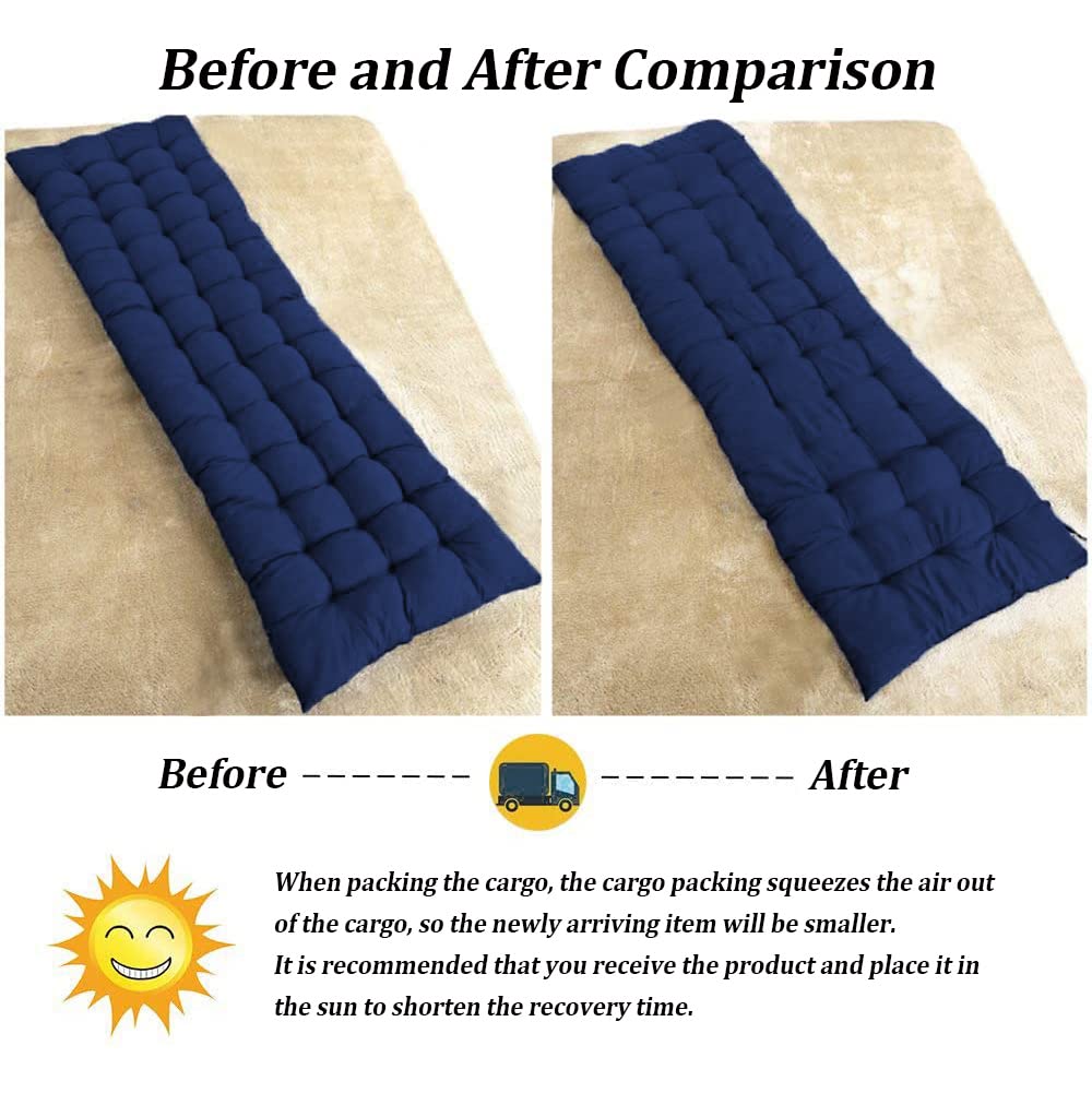 **Outdoor Swing Cushions for 2-3 Seater - Soft, Comfortable & Non-Slip Replacement Cushions for Garden, Patio, Swing & Outdoor Bench - Perfect for Relaxing, Lounging & Enjoying Nature**