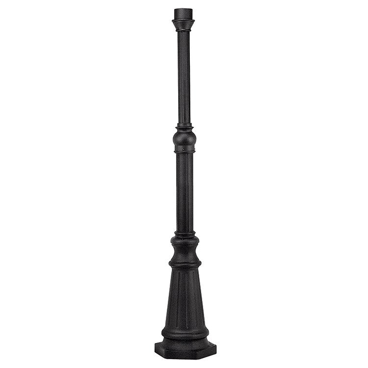 6.5 Ft Outdoor Surface Mount Light Post with Cast Base - Durable and Weather-Resistant for Driveway, Garden, and Pathway Lighting