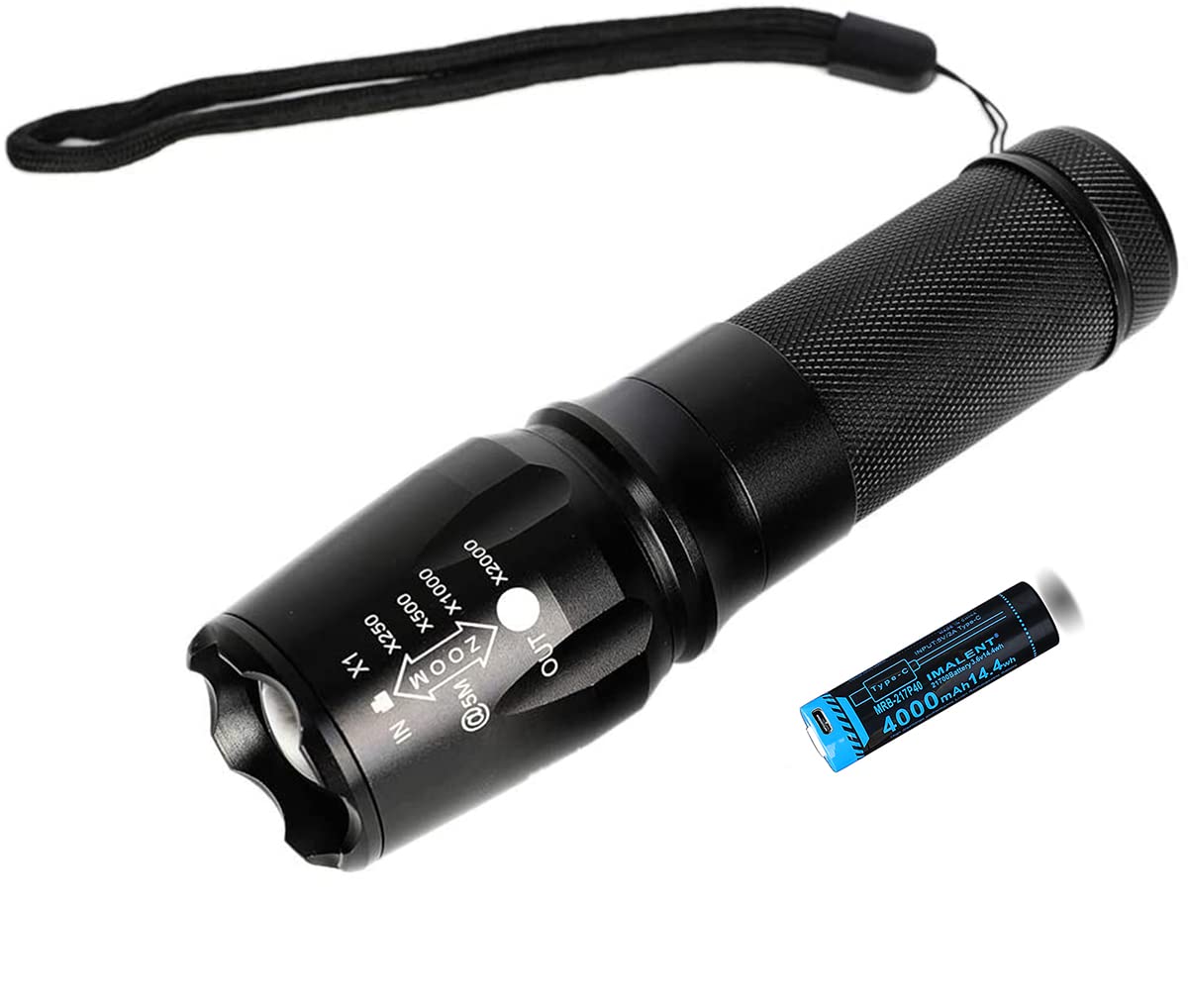 IMALENT MS03 MS03W R30C Flashlight Replacement Batteries - High Performance Lithium Batteries for Flashlights - Perfect for Camping, Hiking, and Emergency Use
