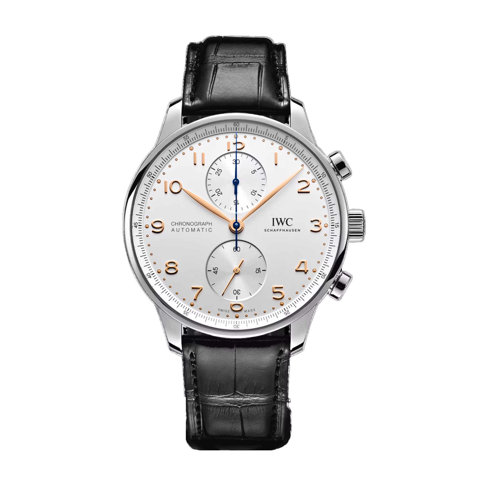 IWC Portugieser Chronograph Watch - Luxury Swiss Automatic Men's Timepiece for Business & Formal Occasions