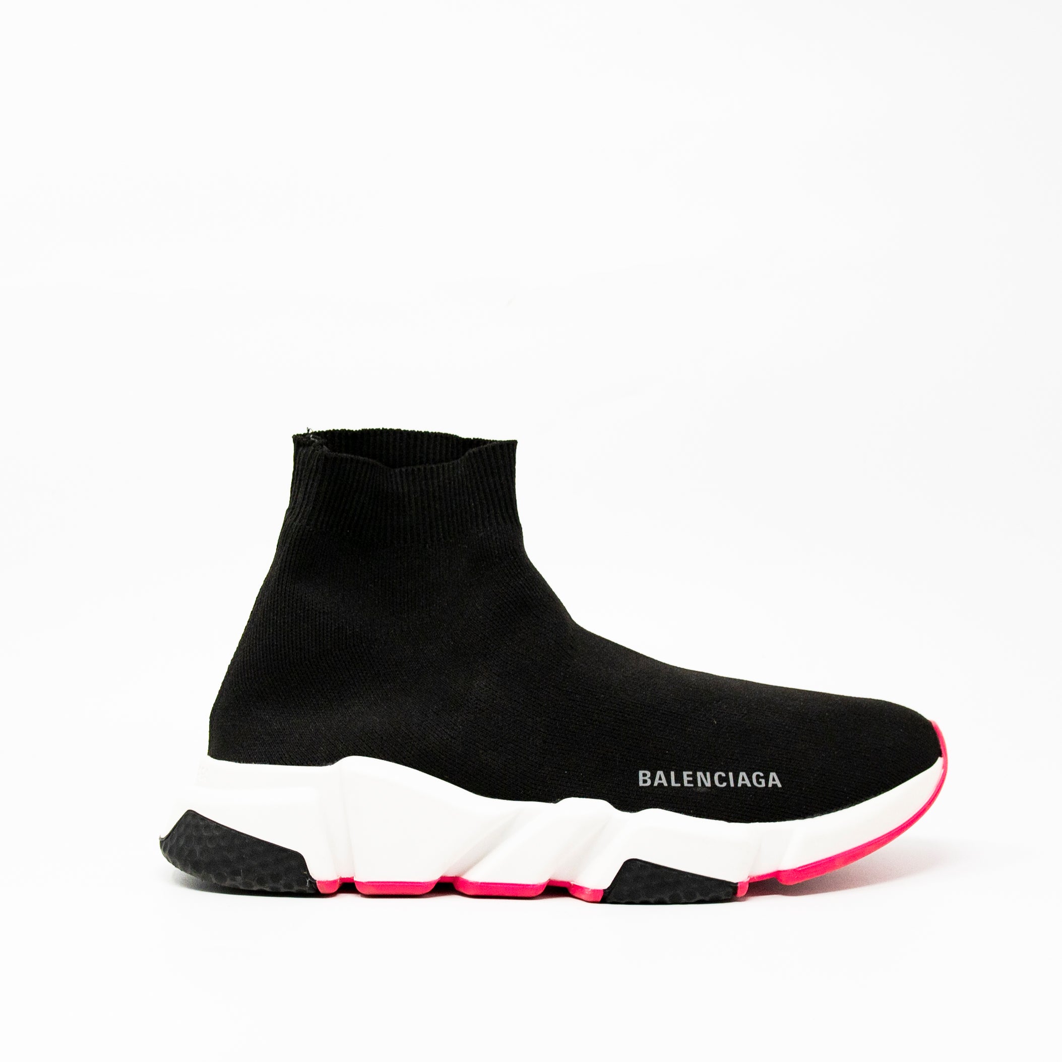 Balenciaga Black Speed Sneakers for Men & Women | Size 40 | Stylish & Comfortable Running Shoes for Casual Wear, Gym & Street Fashion