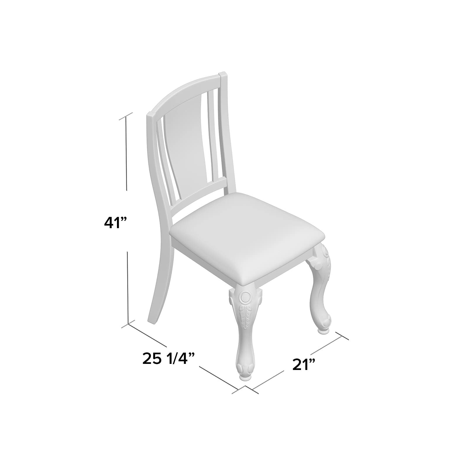 Dominey Upholstered Slat Back Side Chair - Brown Cherry/Brown Finish, Wide Splat Back Design, Polyester/Polyester Blend Fabric - Perfect for Dining Rooms, Home Offices, and Kitchen Breakfast Nooks