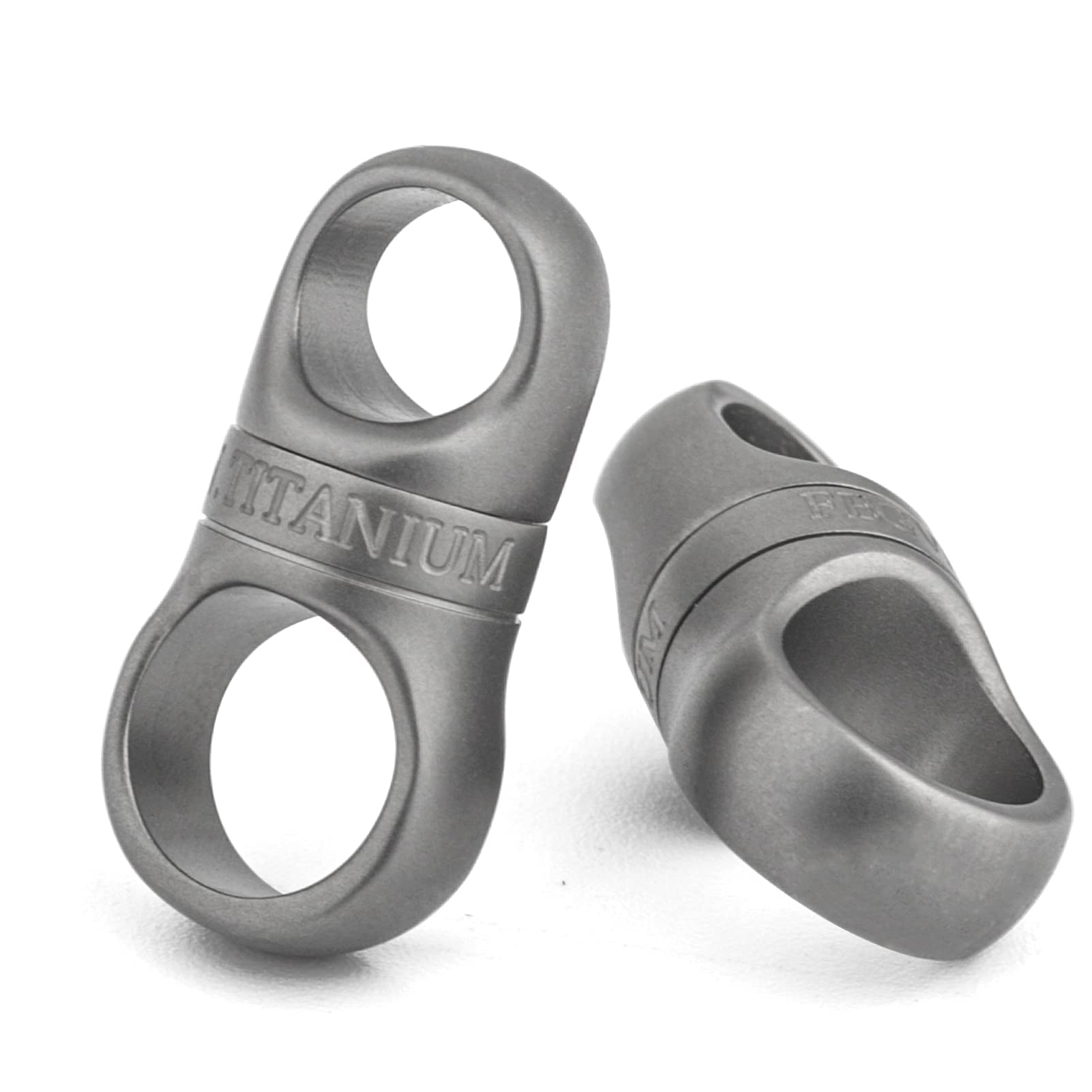 TISUR Keychain Rings - 2PCS D-Rings for Keys & DIY Crafts