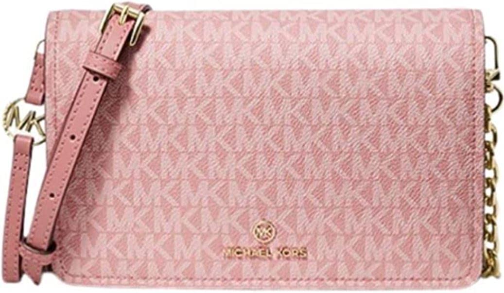 Michael Kors Jet Set Large Logo Crossbody Bag for Women | Genuine Leather Shoulder Purse | Perfect for Work, Travel & Everyday Use
