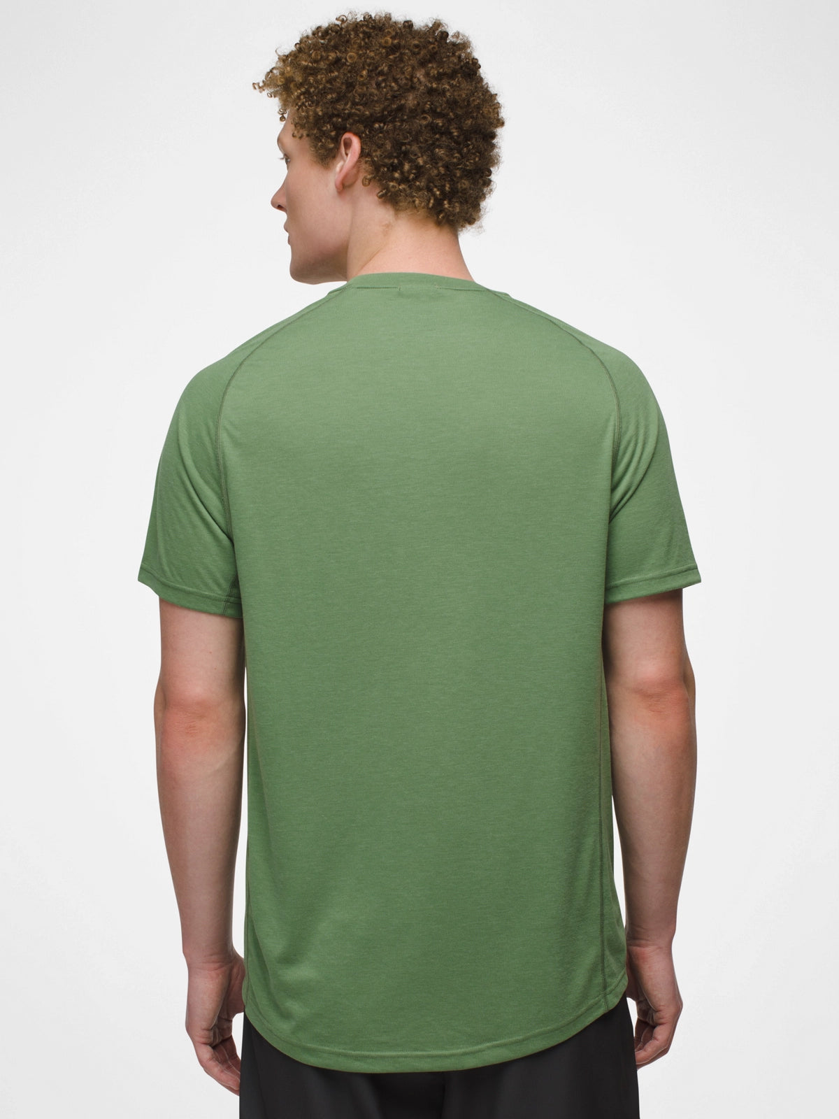 prAna Mission Trails Short Sleeve T-Shirt for Men & Women - Comfortable Ivy Green Hiking & Outdoor Adventure Shirt