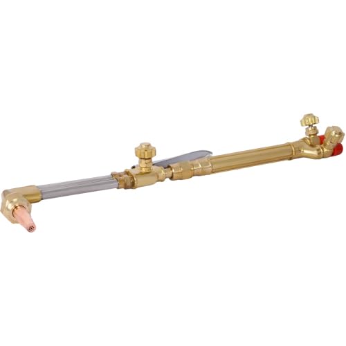 Professional CACHIL Oxygen Acetylene Welding Kit - 4 Nozzle Cutting Torch with 15ft Hose & Gauge Regulators for Metal Fabrication, Repair & DIY Projects