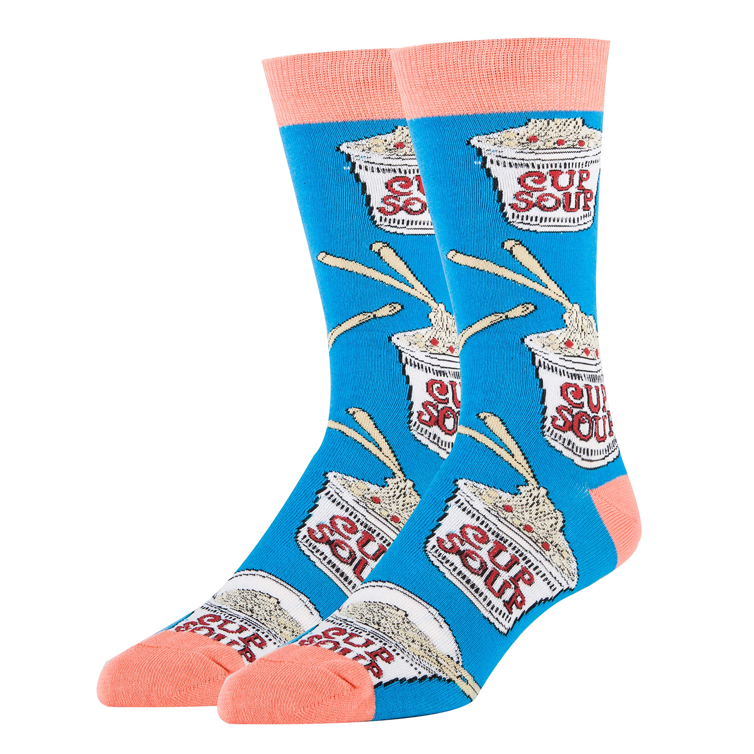 Funny Crazy Silly Novelty Crew Socks for Men - Comfortable Cotton Casual Dress Socks - Perfect for Gifts, Parties, and Everyday Wear
