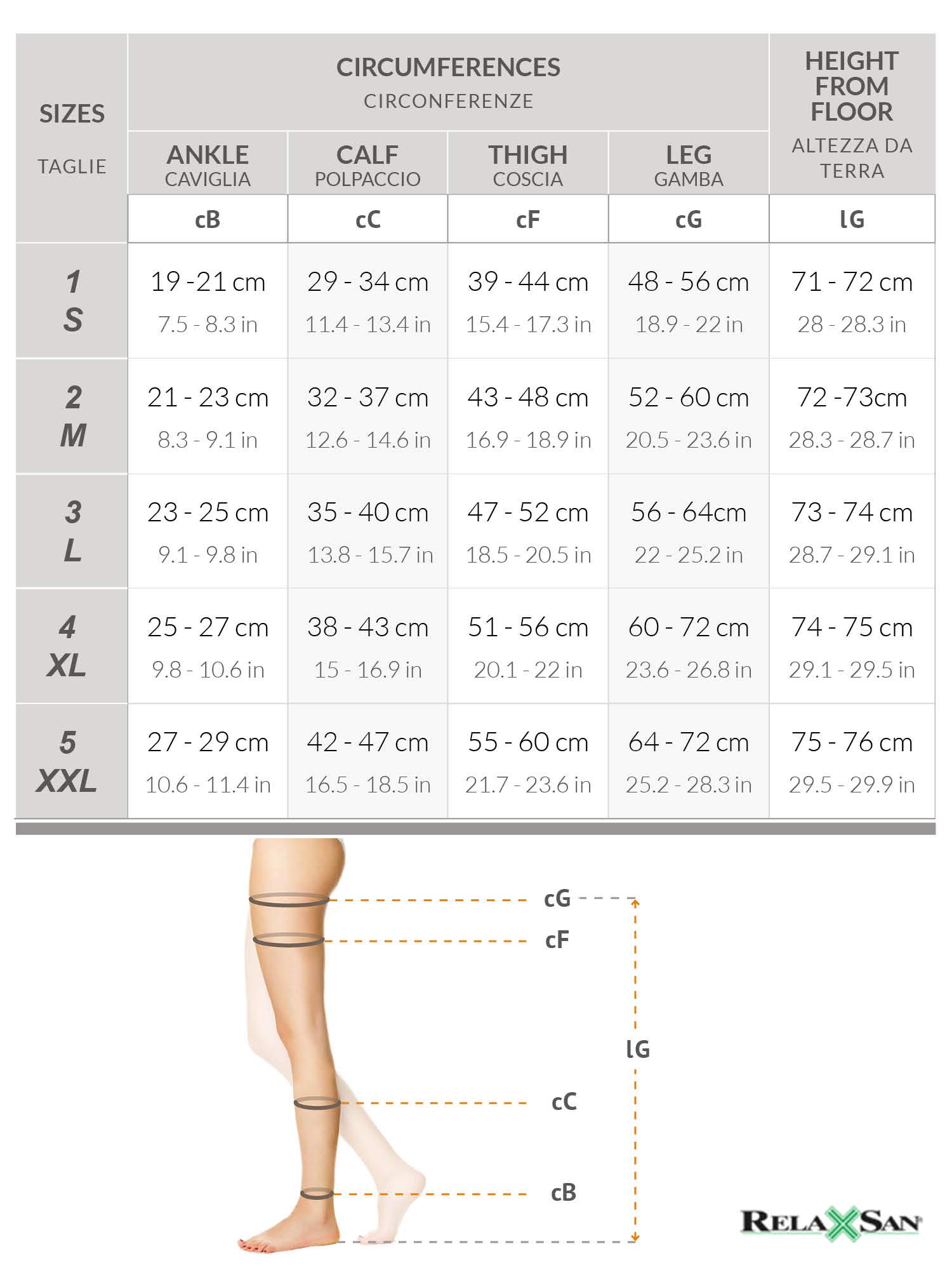 Relaxsan M1190 Soft Microfiber Medical Compression Maternity Tights (15-20 mmHg) - 100% Made in Italy - Perfect for Pregnancy Support & Postpartum Recovery