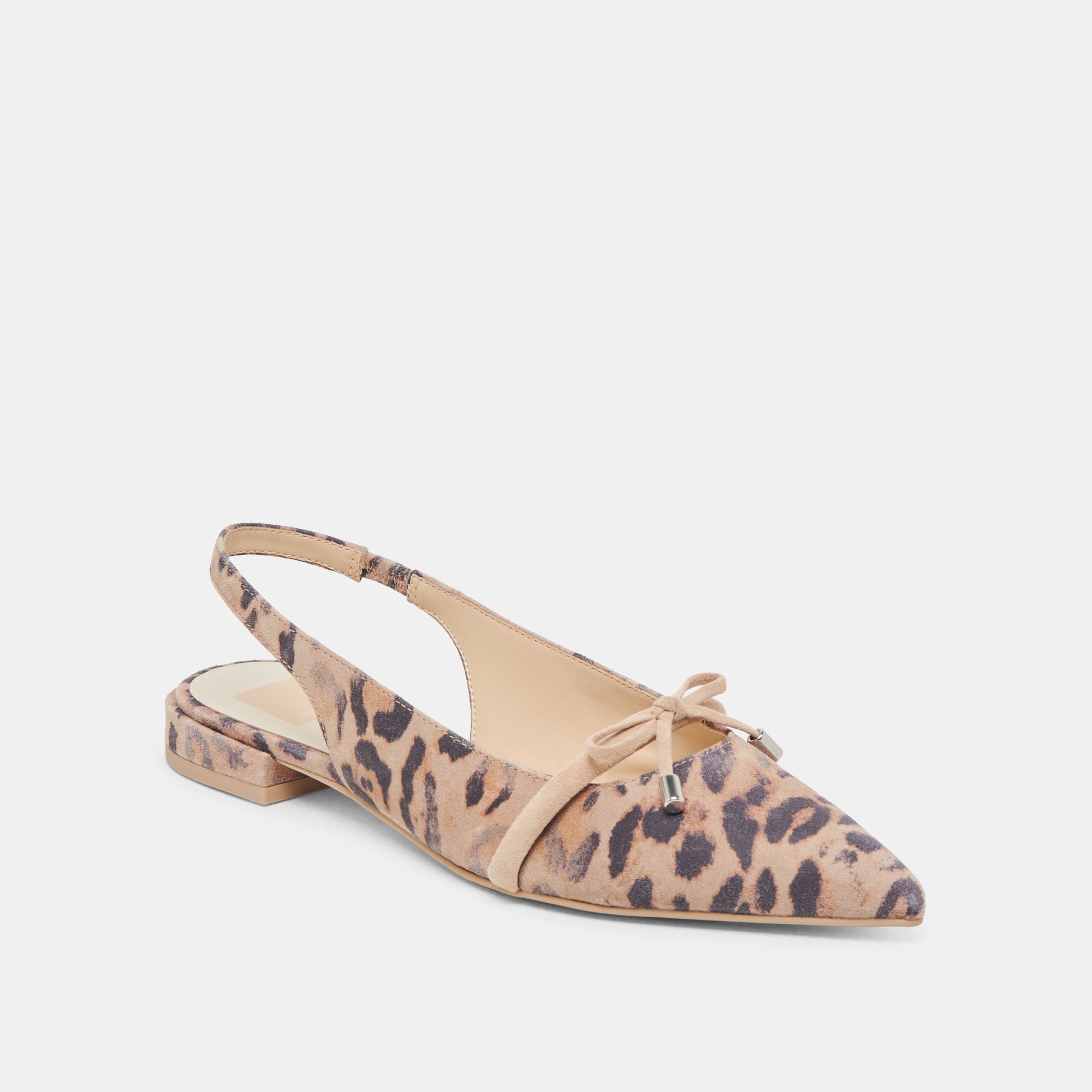 PAYGE Women's Leopard Print Suede Ballet Flats - Comfortable & Stylish Shoes for Casual Wear, Office, and Everyday Outfits