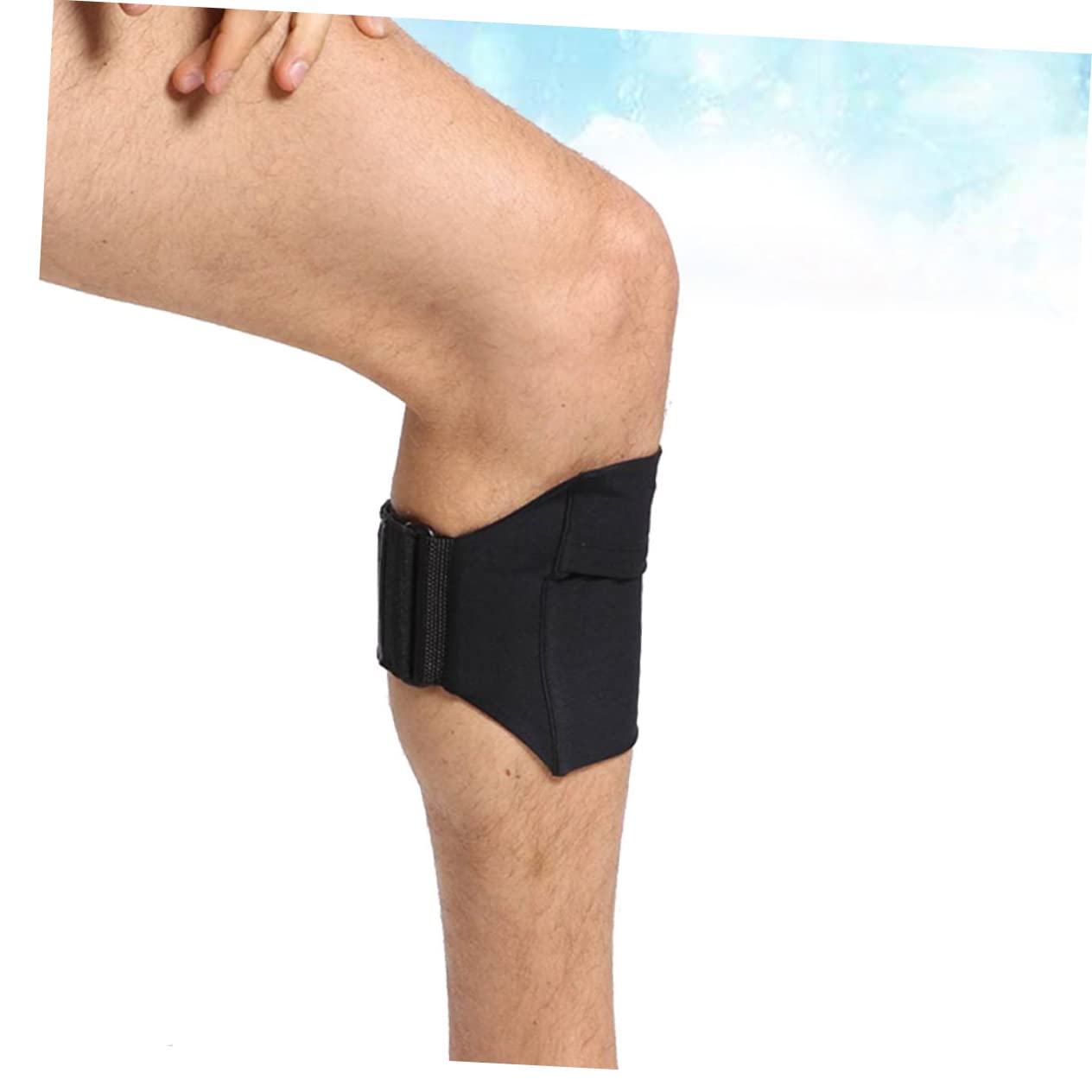 Universal Phone Holder for Running & Leg Exercise - Adjustable Hook & Loop Tape for Secure Phone Storage - Perfect for Jogging, Gym Workouts & Outdoor Activities