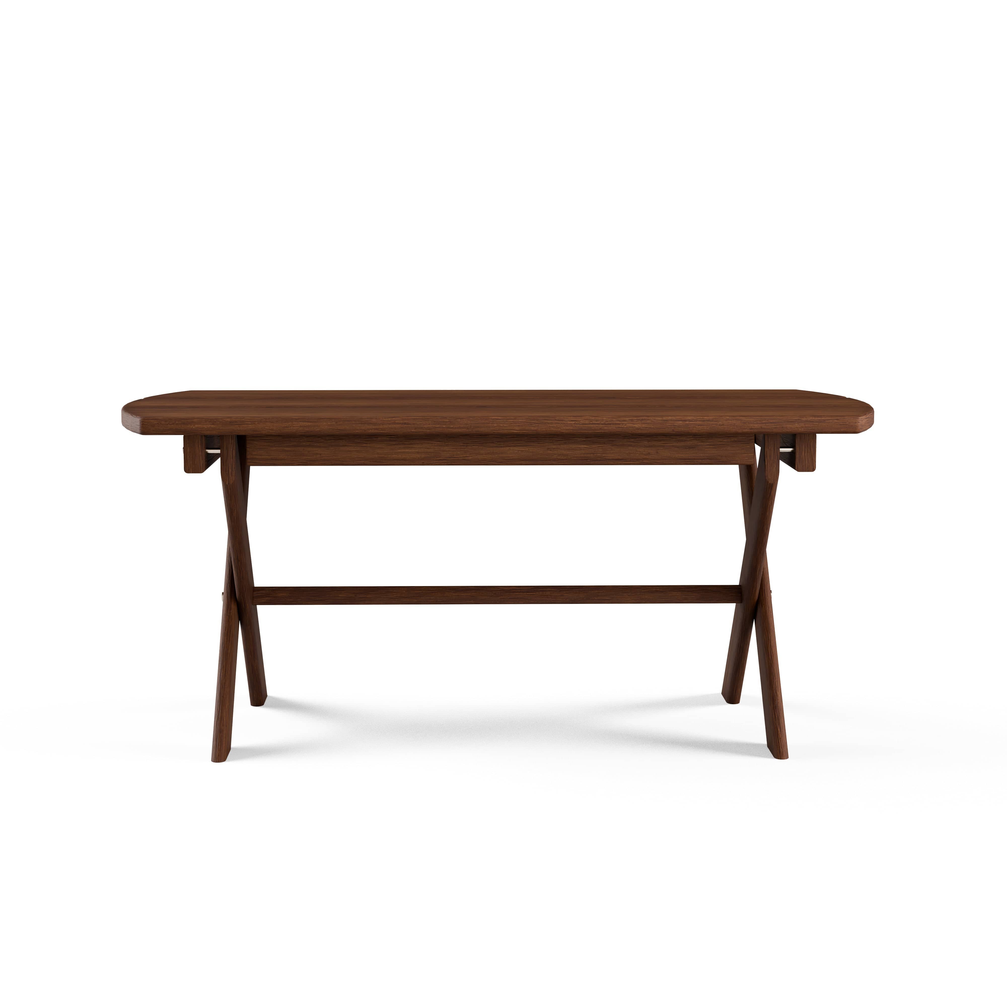 Keystone Amish Co. Folding Oval Red Cedar Coffee Table - Handcrafted Solid Wood Furniture for Living Room, Patio, or RV - Rustic Home Decor & Space-Saving Design