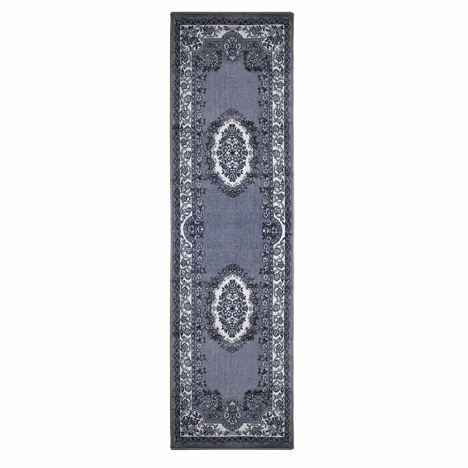 Seraphina Floral Non-Slip Indoor Area Rug, Runner Rug & Door Mat - Soft Comfort for Living Room, Bedroom & Entryway