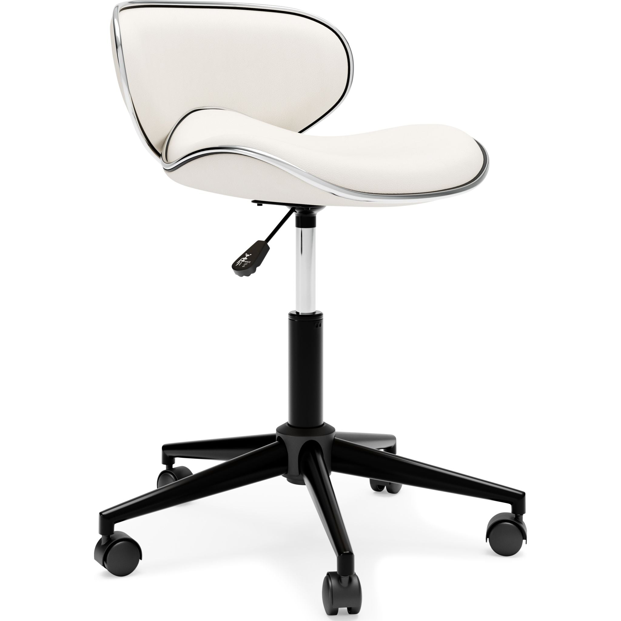 Beauenali Ergonomic Office Chair - Adjustable Height, White - Perfect for Home Office, Gaming & Workspace Comfort