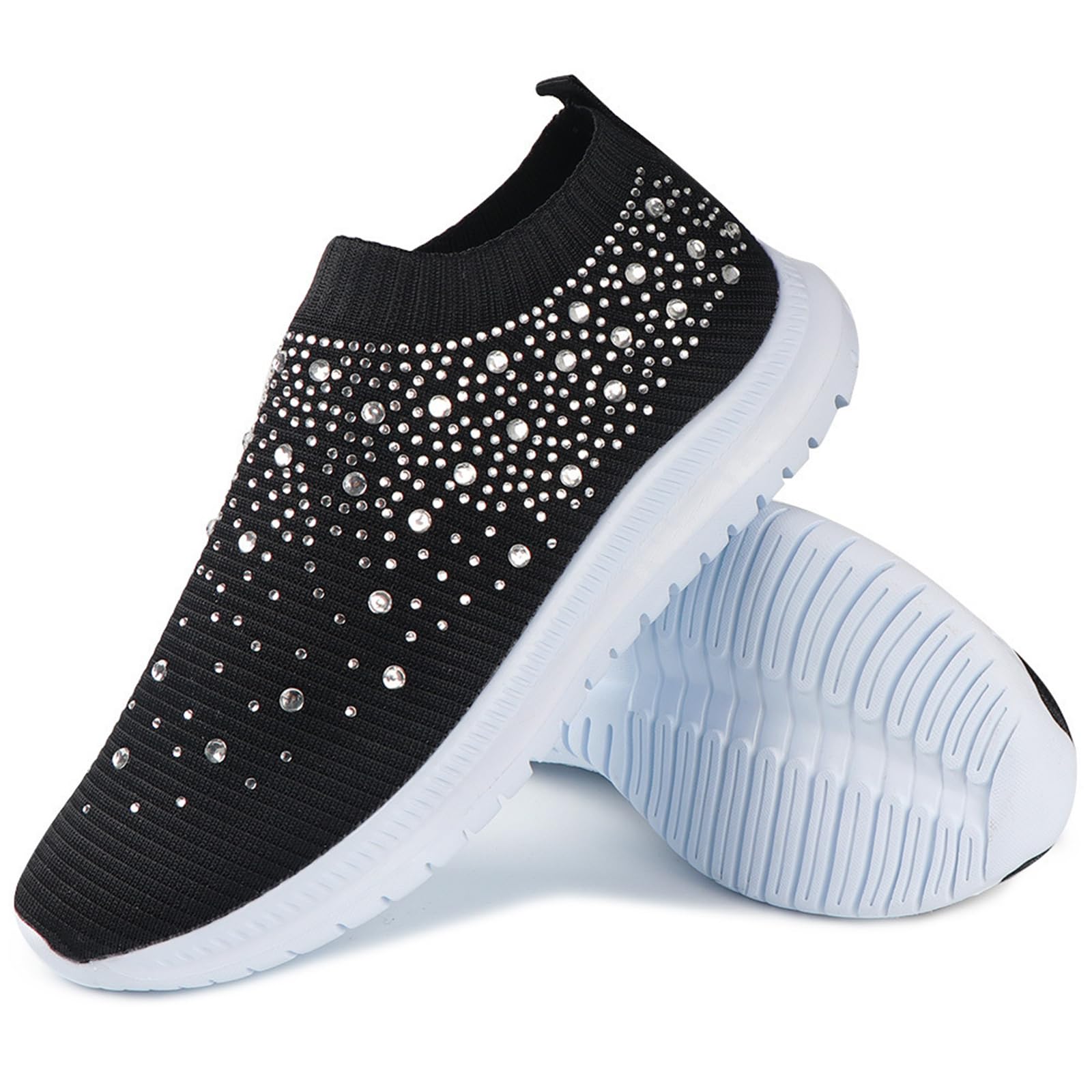 Women's Running Shoes with Arch Support - Slip On Athletic Walking Sneakers for Tennis, Workout & Casual Wear - Breathable Mesh Comfort for All-Day Use