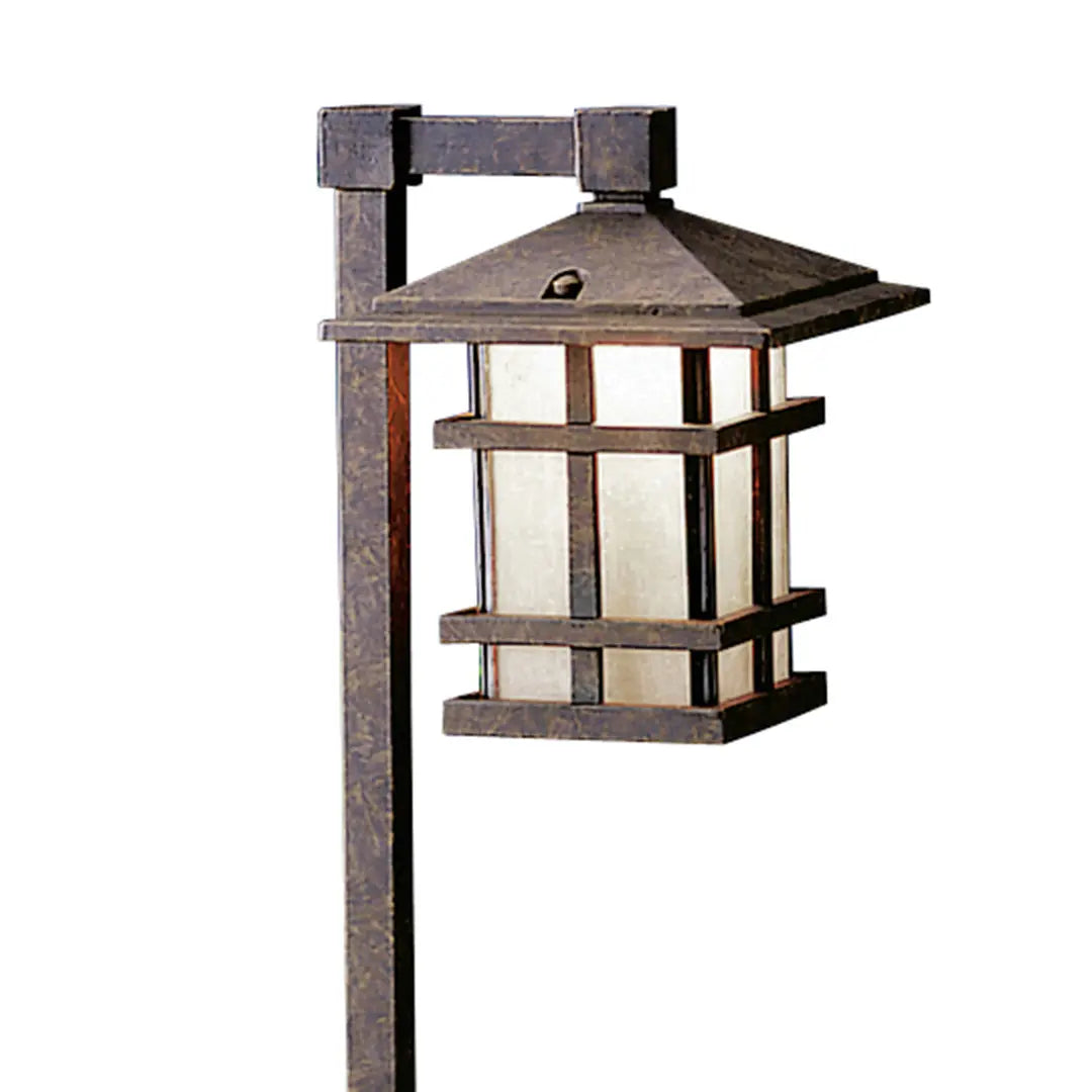 120V Cross Creek Outdoor Path Light in Aged Bronze - Durable Landscape Lighting for Garden, Walkway, and Driveway Illumination