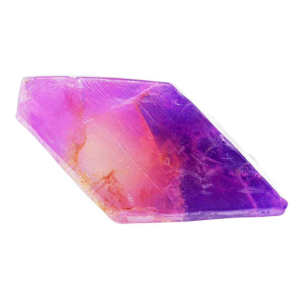 Natural Amethyst Soap Rock - Handmade Gemstone Soap for Spa, Bath & Relaxation | Luxury Self-Care Gift for Women & Men | Perfect for Aromatherapy, Meditation & Home Decor