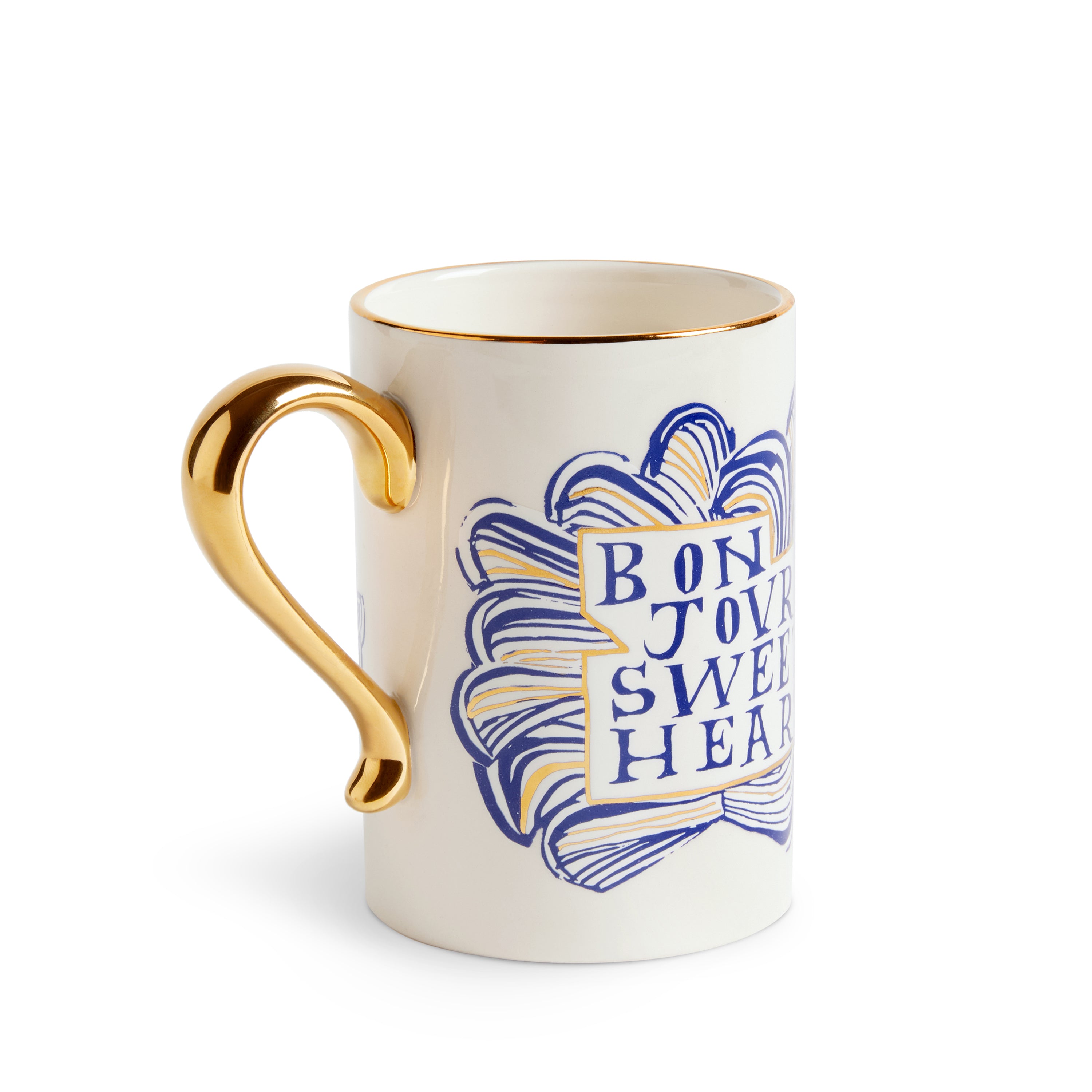 Ruan Hoffmann Sweetheart Mug - Handmade Ceramic Coffee Cup with Heart Design, Perfect for Valentine's Day Gifts, Couples, and Romantic Coffee Moments at Home