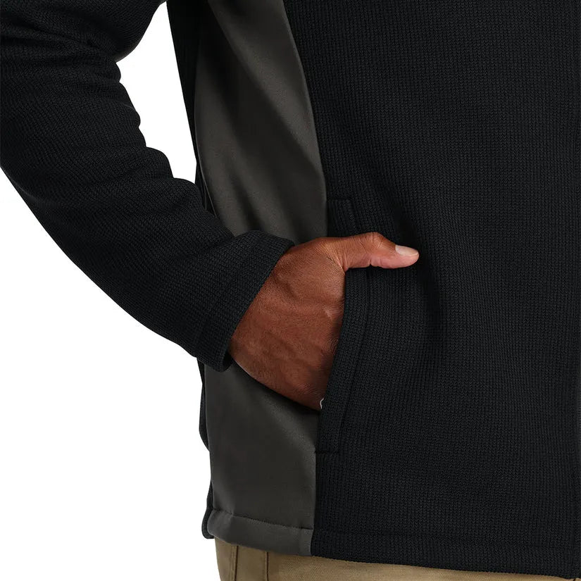 Spyder Men's Bandit Fleece Jacket 2025 - Lightweight Warm Winter Coat for Skiing, Hiking & Outdoor Activities