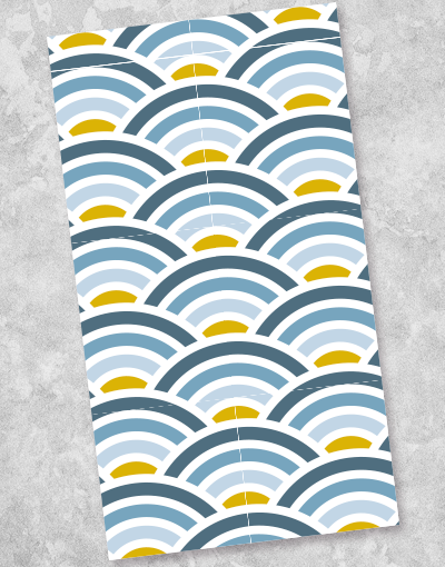 Premium Denim & Mustard Cotton Guest Towel Napkins - Set of 36, Soft & Absorbent for Dinner Parties, Weddings & Home Decor