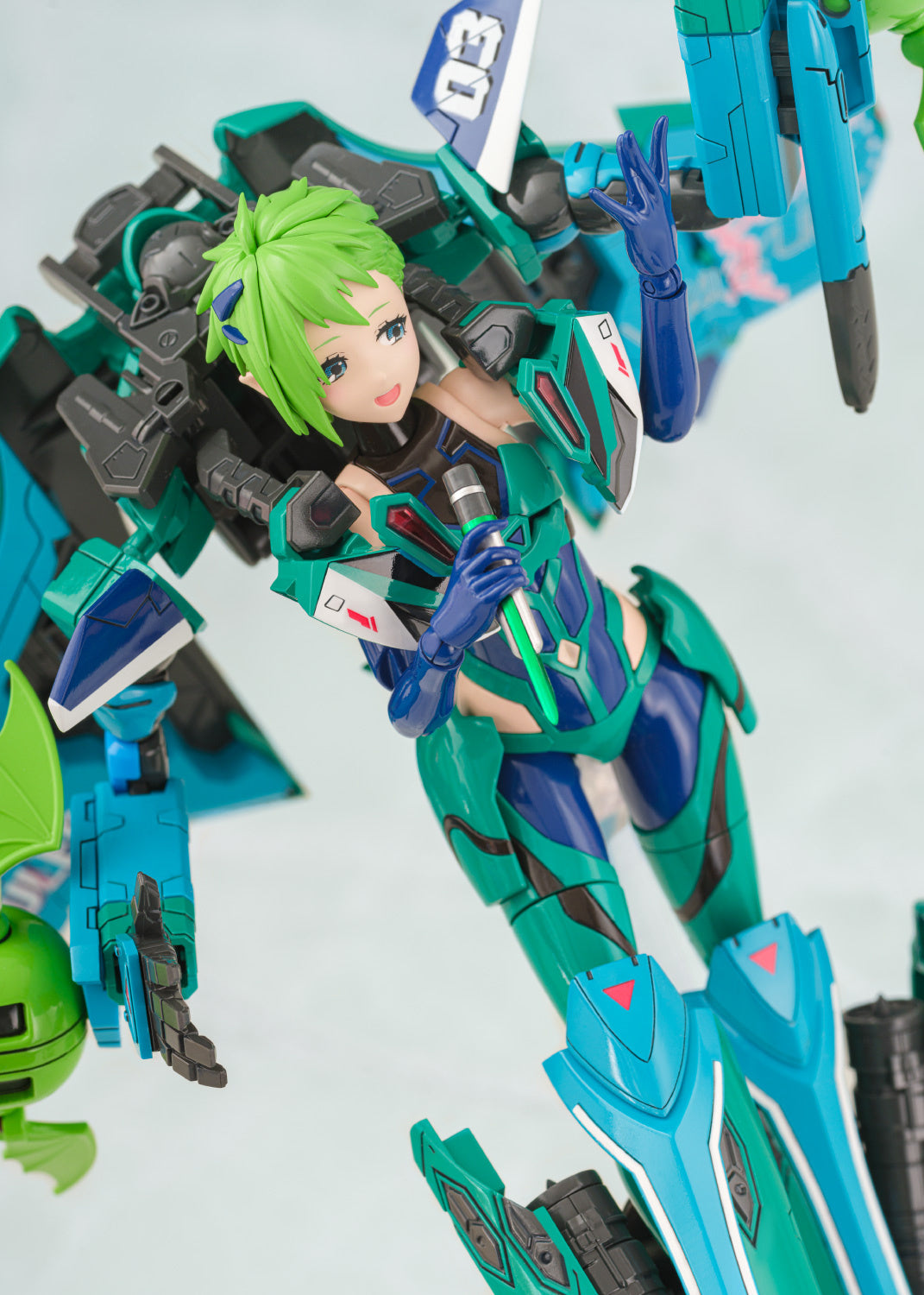 Aoshima Macross Delta VFG Variable Fighter Girls VF-31A Kairos Reina Prowler 1/72 Scale Model Kit - Anime Collectible for Display & Gundam Fans