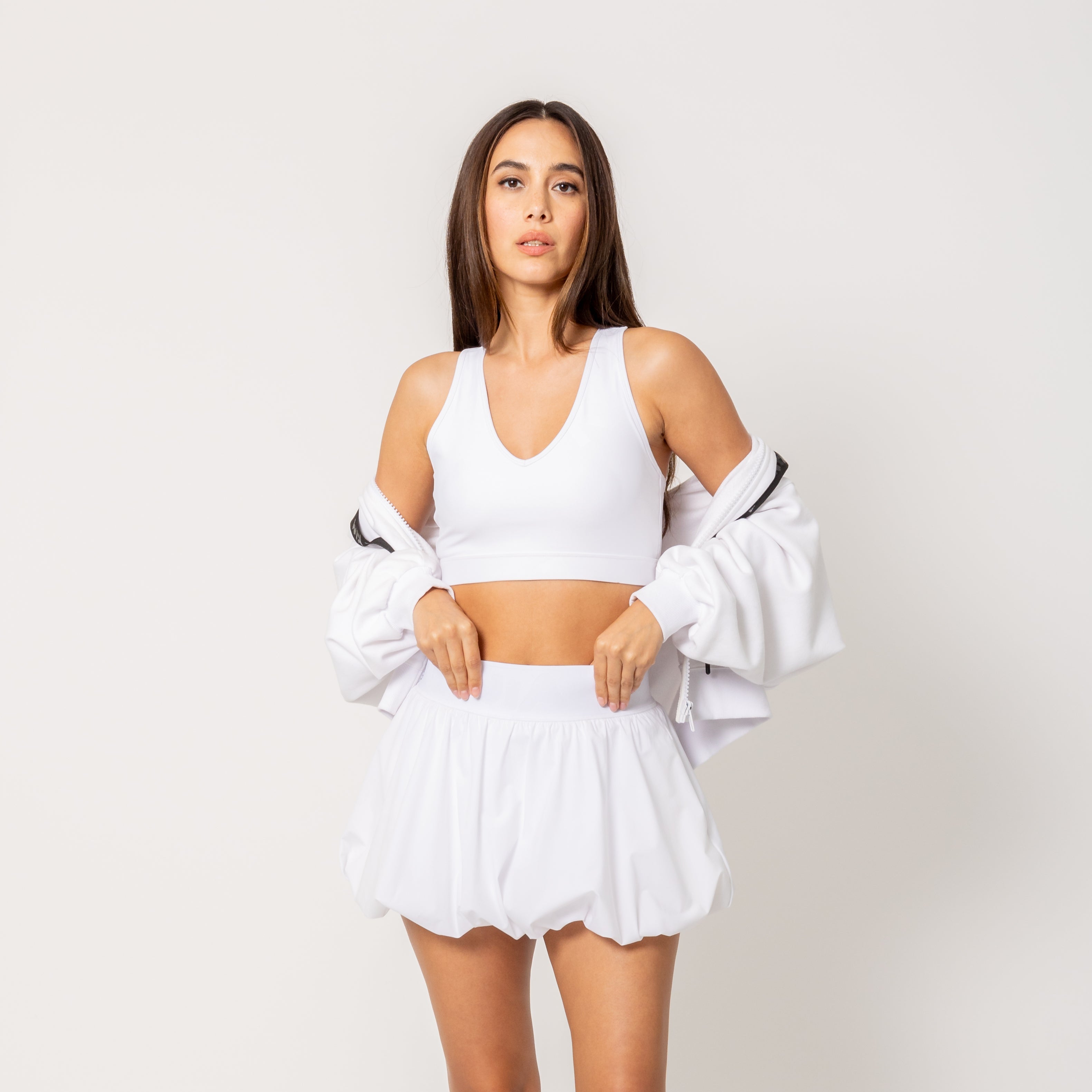 Serena Flowy Bubble Hem Skirt for Women - Trendy High Waist A-Line Midi Skirt for Casual Outfits & Summer Dresses | Perfect for Parties, Dates & Office Wear