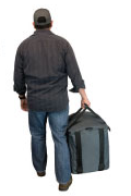 King Portable Satellite Antenna Carry Bag - Waterproof & Durable Travel Case for RV, Camping & Outdoor Adventures