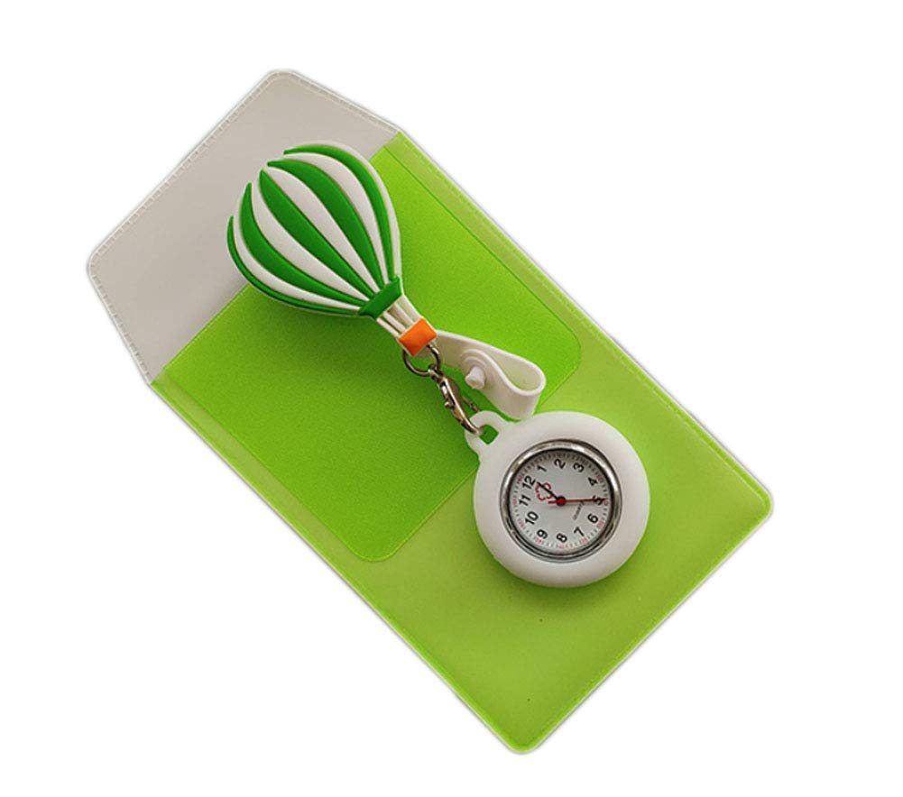 Retractable Nurse Watch with Second Hand - Clip-on for Nurses & Doctors - Cartoon Design for Work & Duty