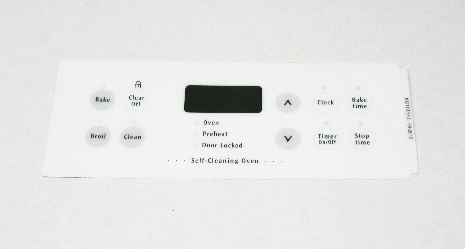 Oven Clock Overlay Pad 316220804 Replacement for Electrolux Frigidaire ERC Range Control - Perfect for Kitchen Appliance Repair & Maintenance