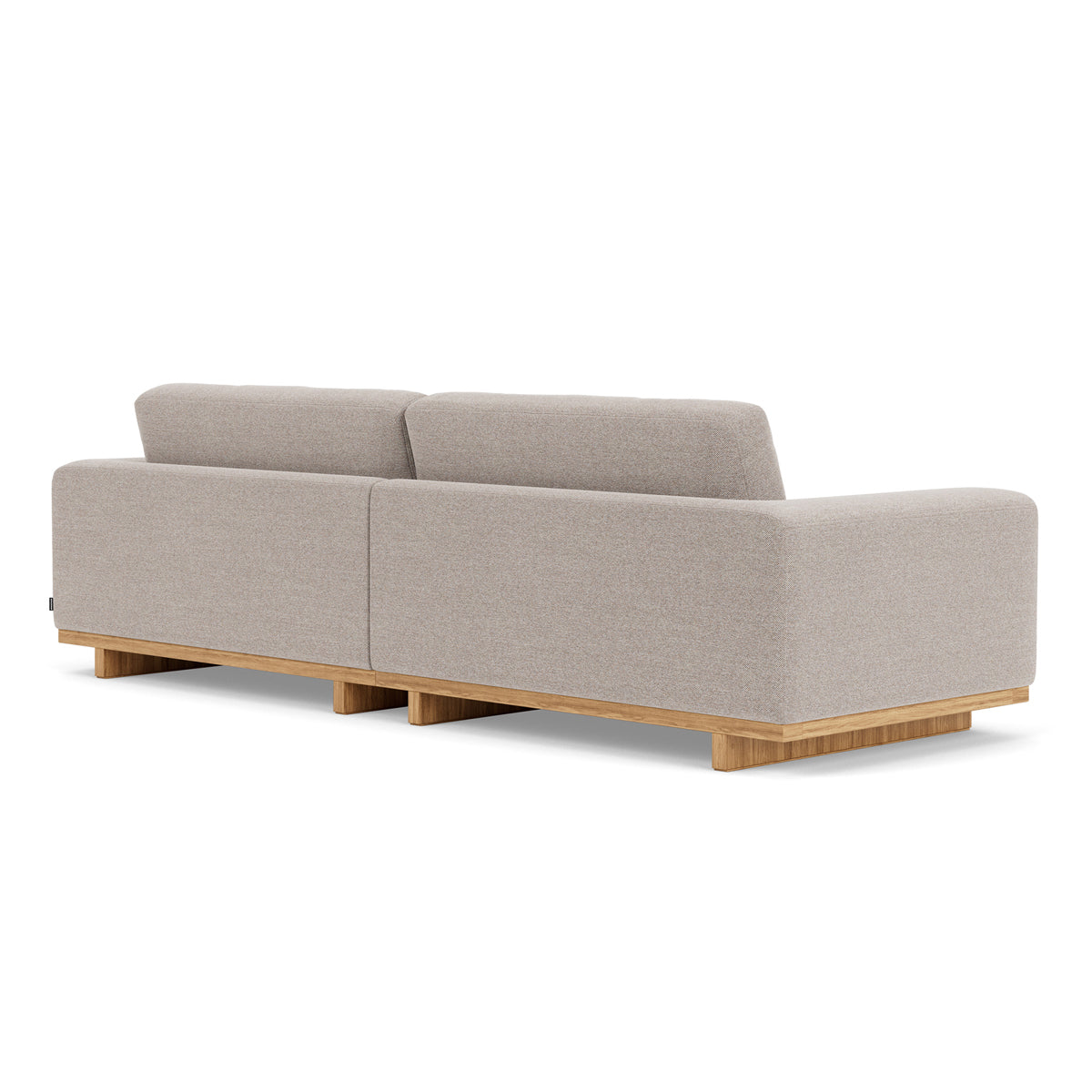 Aya Fabric 3.5 Seater Sofa - Modern Living Room Couch with Soft Upholstery, Comfortable Sectional Sofa for Home, Office & Lounge Areas