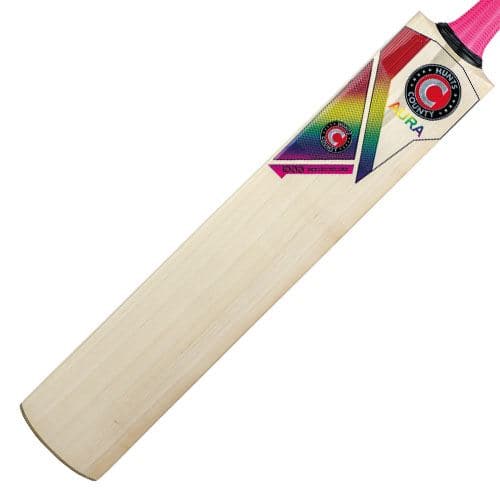 Hunts County Aura 1000 Cricket Bat - Premium English Willow Cricket Bat for Professional Players | Perfect for Matches, Training & Club Cricket Games