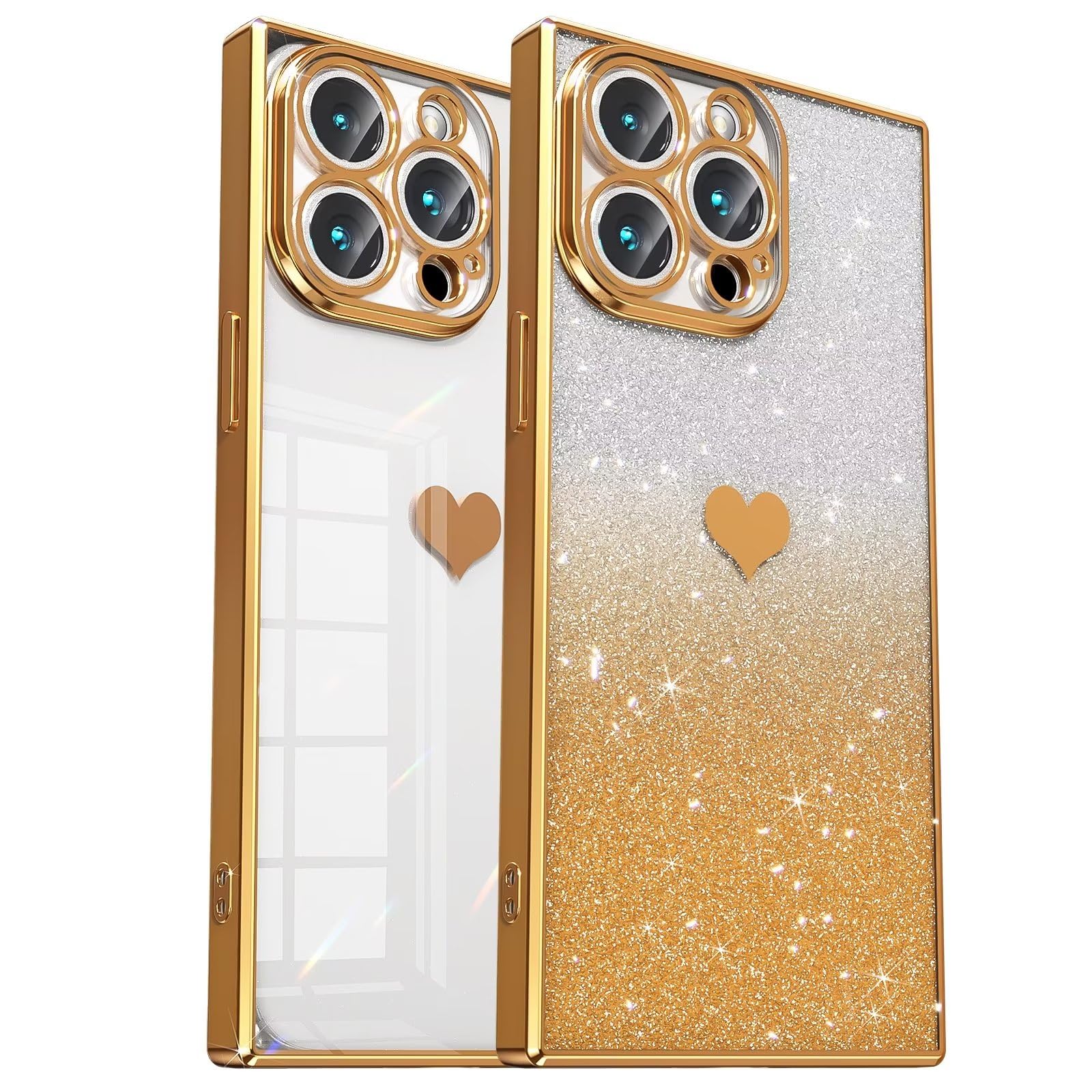 Tzomsze Glitter Gradient iPhone 15 Pro Case (6.1