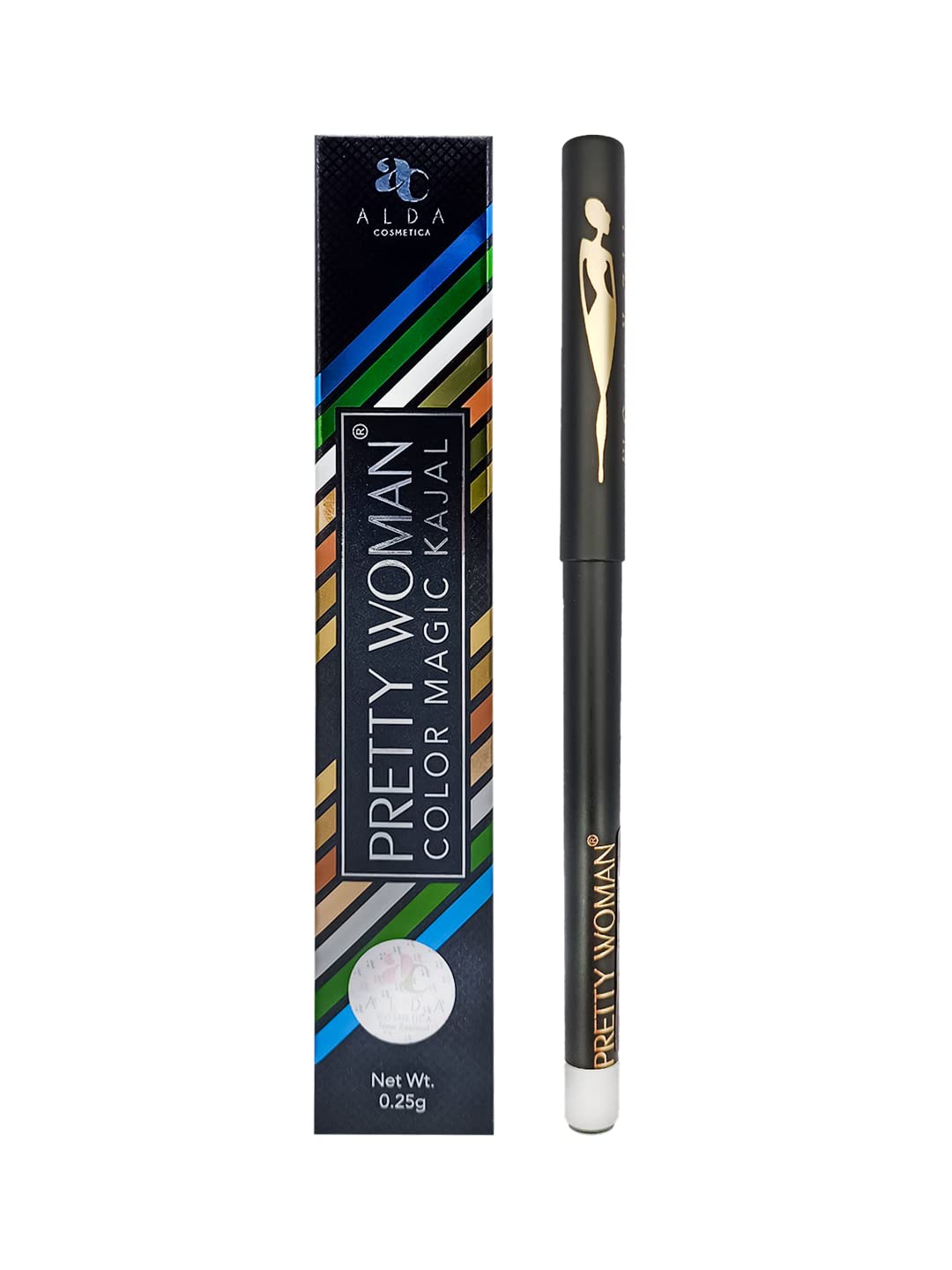 Long-Lasting Smudge-Proof Retractable Kohl Eyeliner Pencil - Royal Blue Shade 01 (0.25g) | Waterproof Eye Makeup for All-Day Wear | Perfect for Parties, Weddings & Everyday Glamour