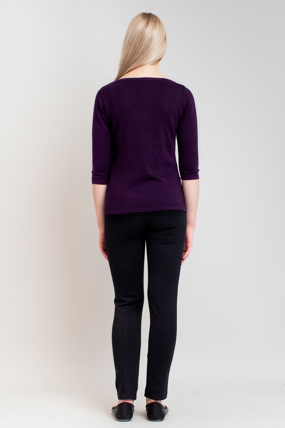 Betula Sweater - Soft Bamboo Cotton Blend in Royale Color | Women's Casual Knit Pullover for Fall & Winter | Perfect for Office, Date Night and Cozy Evenings