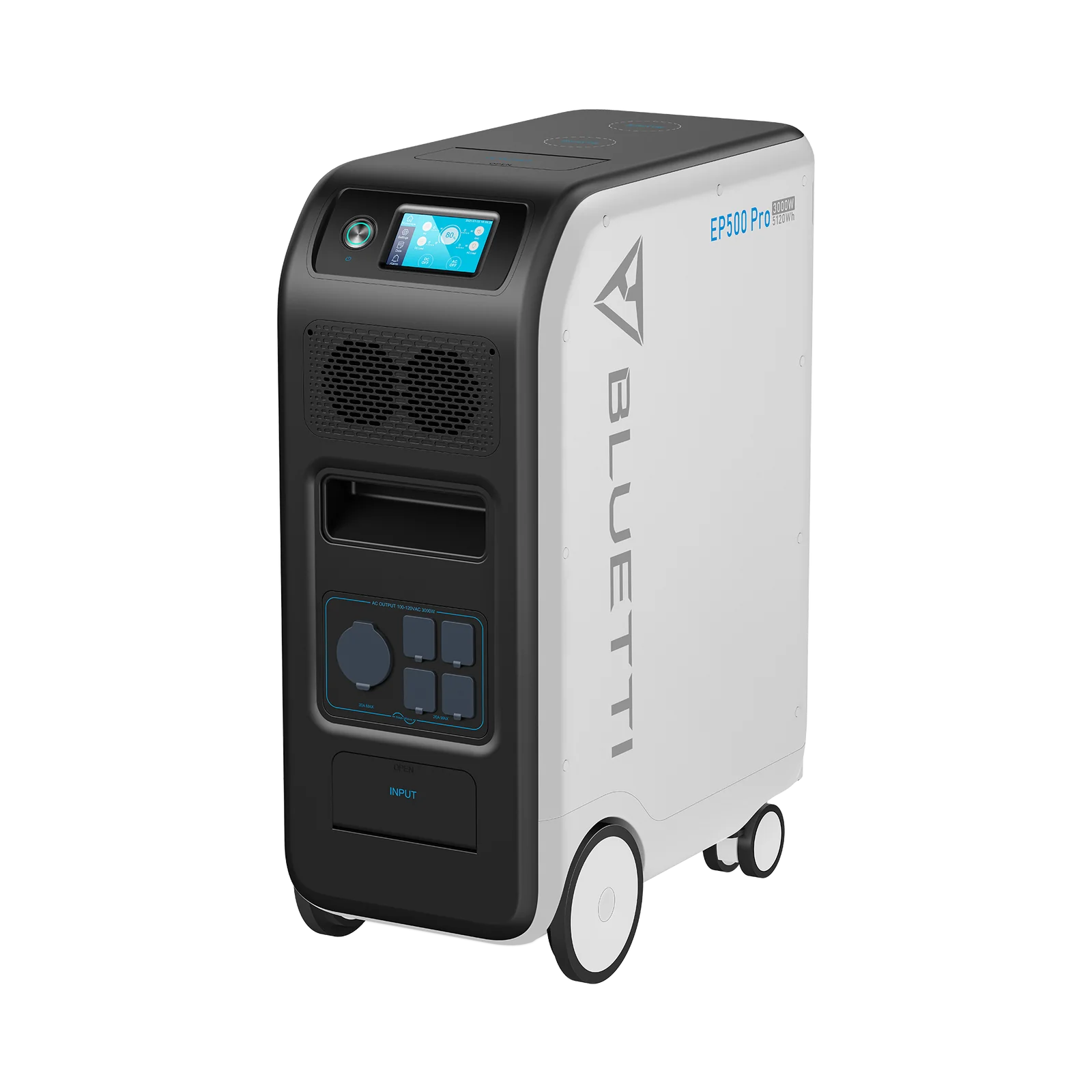 BLUETTI EP500Pro 3000W 5100Wh Solar Power Station - Portable Solar Generator for Home Backup, Camping & Outdoor Adventures