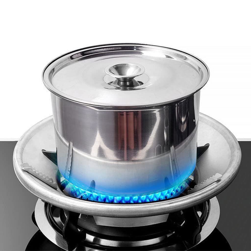 Energy-Saving Fireproof Windshield Bracket for Gas Stove - 8 Openings Non-Slip Wok Ring for Gas Burner Stove | Perfect for Outdoor Cooking, Camping & BBQ