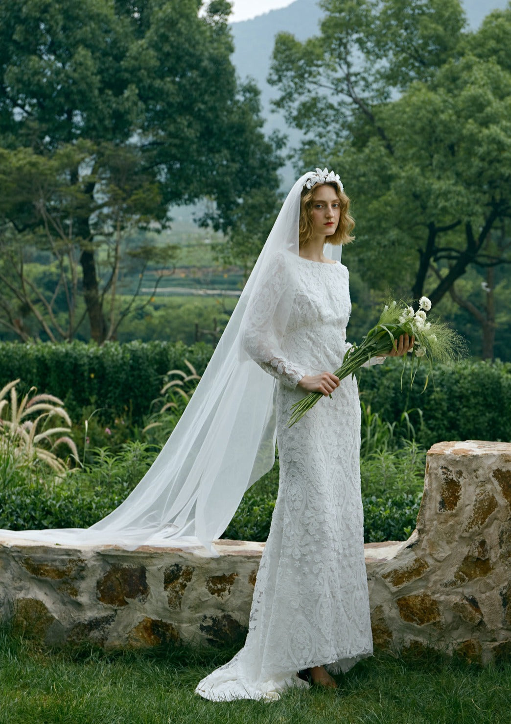 Custom Made Wedding Gown - Isabella Bridal Dress | Elegant Lace & Beaded Design for Brides, Bridesmaids & Formal Events
