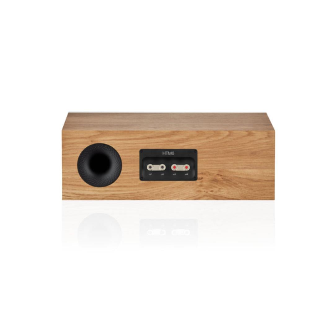 B&W HTM6 S3 Oak Center Channel Speaker - Premium B-Stock for Home Theater & Audio Systems | Perfect for Surround Sound & Movie Nights