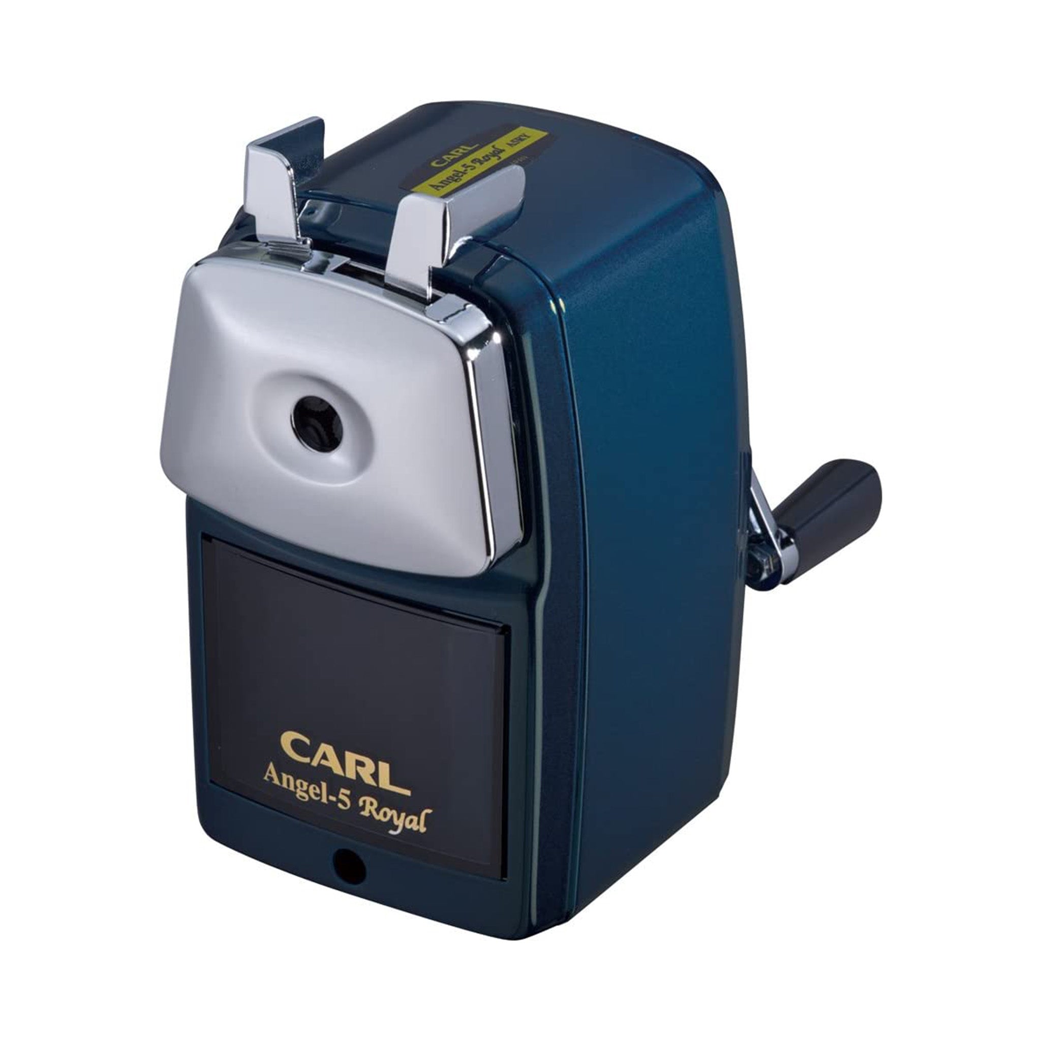 CARL Angel-5 Royal Blue Manual Pencil Sharpener - Premium Office & School Supplies for Artists, Students & Professionals