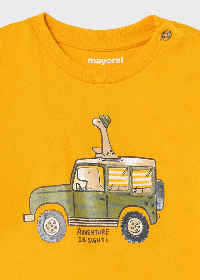 Mayoral Short Sleeve T-Shirt for Baby Boys - Soft Cotton Comfort - Perfect for Playtime & Everyday Wear