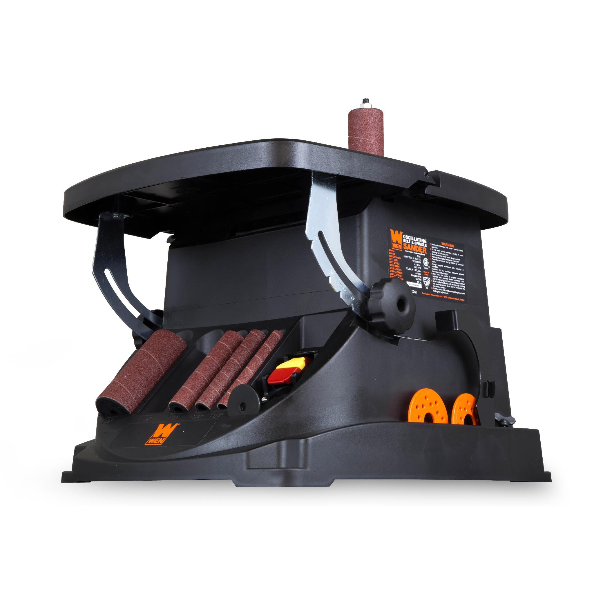 WEN R6524 Oscillating Belt & Spindle Sander (Certified Refurbished) - Woodworking Power Tool for Sanding, Shaping & Finishing Projects