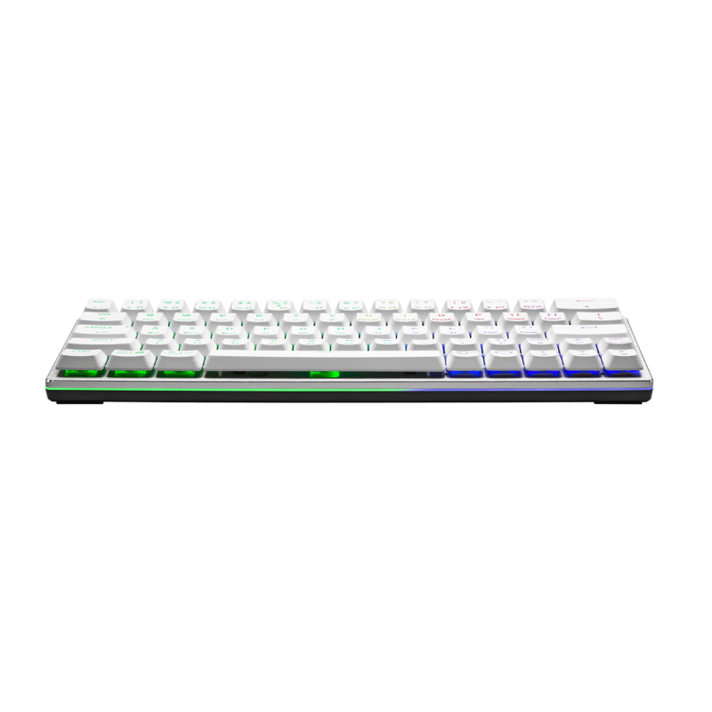Cooler Master SK622 RGB Wireless Mechanical Keyboard with Cherry MX Brown Switches - White Backlit, Bluetooth/USB Connectivity, Compact 60% Layout for Gaming & Office Use (2-Year Warranty)