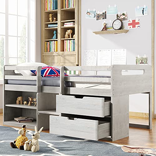 2 Drawers- White